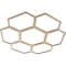 Ekena Millwork Florin Wood Fretwork Pierced Ceiling Medallion, Alder, 20"OD x 8 1/2"ID x 1/4"T CMWP20X20X0250FOAL - alternate 5